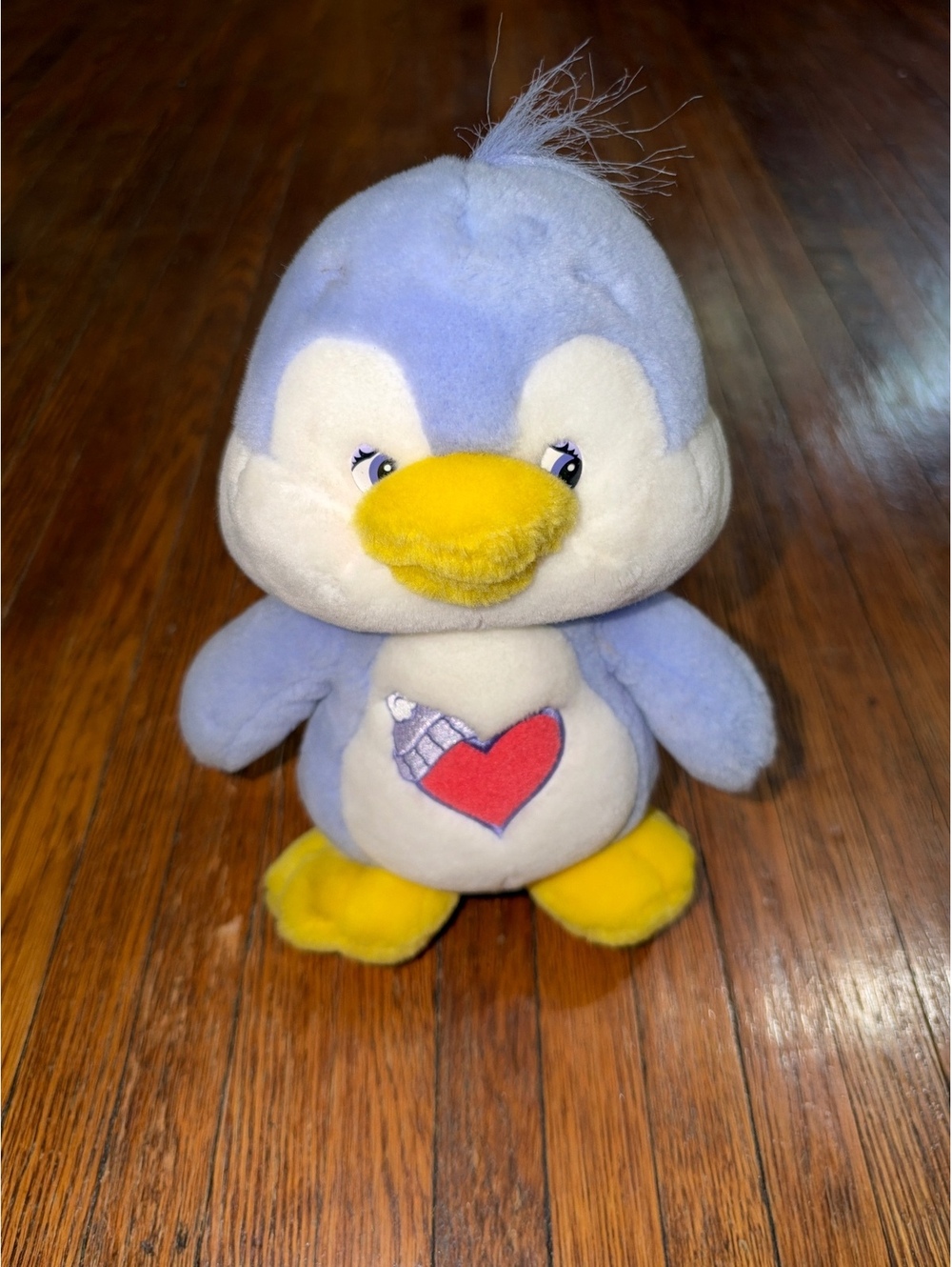 Vintage Y2K 2004 Cozy Heart Penguin Care Bear Cousins Plush Stuffed Animal